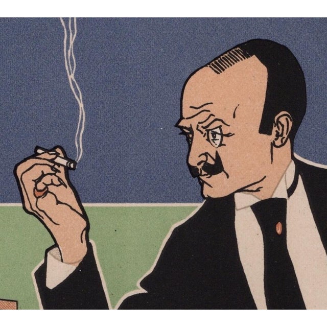 Late 19th Century Fritz Rehm, Der Kenner, 1898, Lithograph For Sale - Image 5 of 13