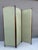 Austrian Secession Three-Panel Paravent in Olive Green Textile, 1910s For Sale - Image 11 of 16