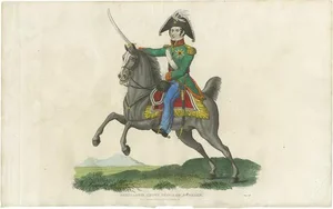 Richard Evans, Jean-Baptiste-Jules Bernadotte, 1816, Paper