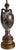 Vintage Japanese Moriage Floral Porcelain Vase Table Lamp For Sale - Image 14 of 16