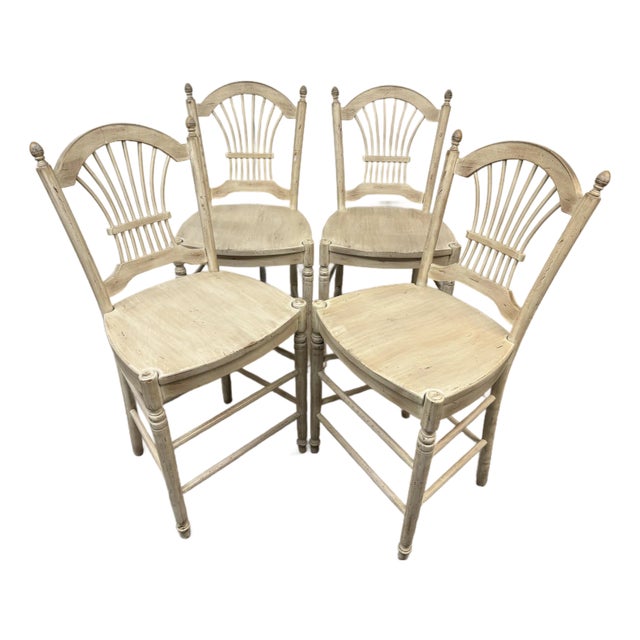Sunrise Home French Provincial Counter Stools, Set of Four For Sale