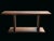 Chocolate Solid Walnut & Ash Coffee Table – George Nakashima–Inspired – Entryway or Dining Bench For Sale - Image 8 of 16