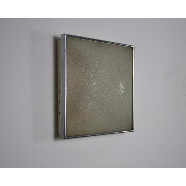 Metal Glass Flush Mount from Fontana Arte, 1950s For Sale - Image 7 of 15