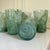 Green Mist Confetti Murano Glass Hand Blown Tumblers Drinking (Cups Set of 6) For Sale In Chicago - Image 6 of 7