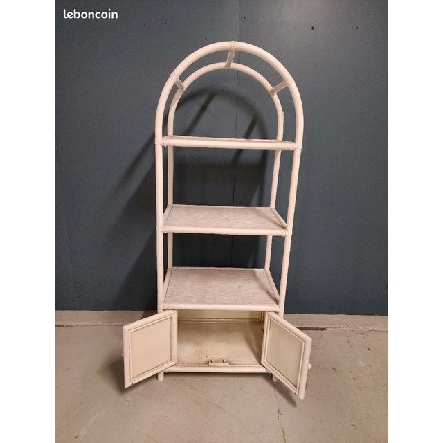 White Bookcase from Pierimport For Sale - Image 4 of 6