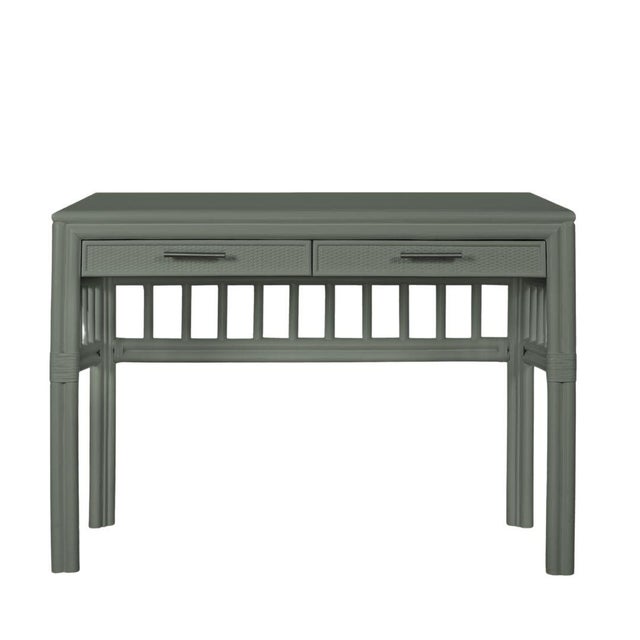 Contemporary Colony Desk, Evergreen For Sale - Image 3 of 7