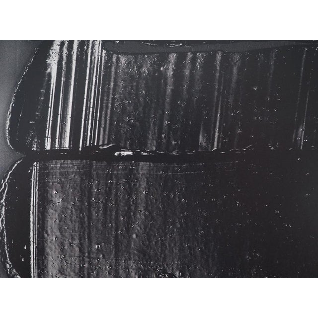 Paper Peinture 4 Juillet 2021 Poster after Pierre Soulages For Sale - Image 7 of 8