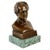 Metal 19th Century Bronze Bust of Johann Wolfgang von Goethe on Marble Base For Sale - Image 7 of 7