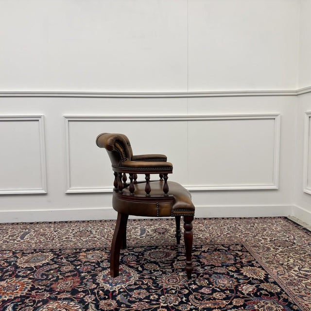 English Chairs from Springvale Chesterfield, Set of 4 For Sale - Image 14 of 16