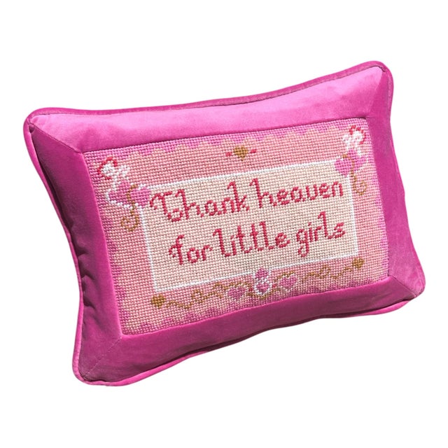 We love our precious girls, don't we? needlepoint design is hand-embroidered by Cheryl Westbrook, Artist & Founder of...