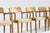 Wood Vintage Dining Room Chairs by Juul Kristensen, 1960s, Set of 5 For Sale - Image 7 of 8