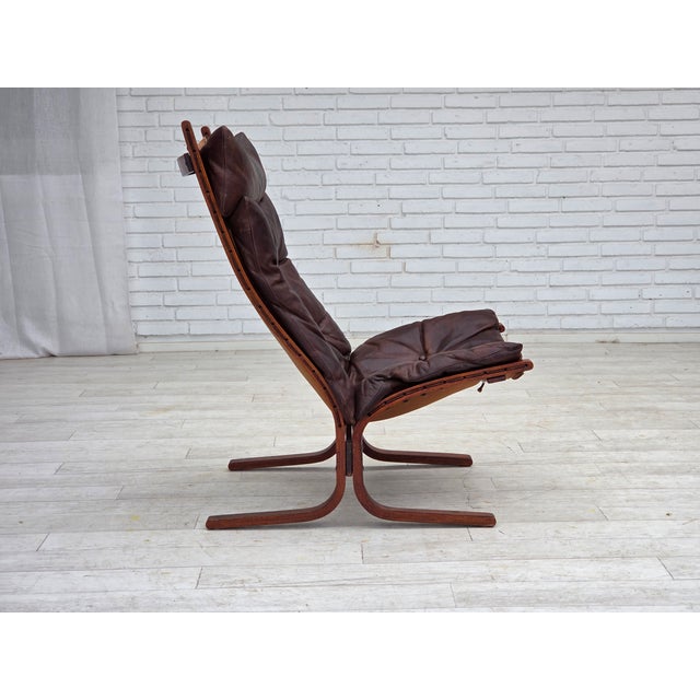 Brown Norwegian Siesta Lounge Chair by Ingmar Relling for Westnofa, 1970s For Sale - Image 8 of 18