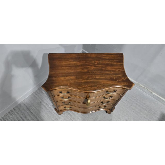 Small Serpentine Chest of Drawers For Sale - Image 9 of 10