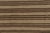 Vintage Kilim Rug With Beige-Brown Stripe Patterns, Panel-Woven Style For Sale In New York - Image 6 of 7