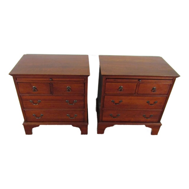 Lexington Bob Timberlake Solid Cherry Pair of Nightstands For Sale