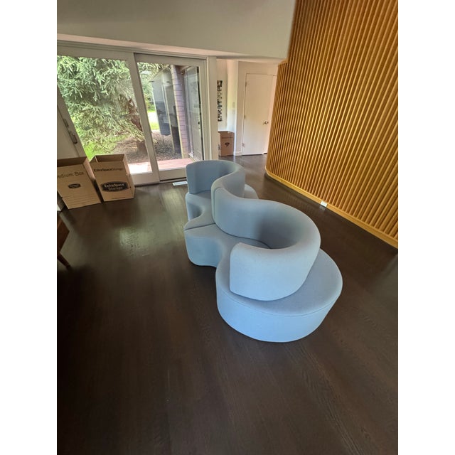 2010s Verner Panton Verpan Cloverleaf Sofa- 2 Piece Unit 1 Right and 1 Left For Sale - Image 5 of 7