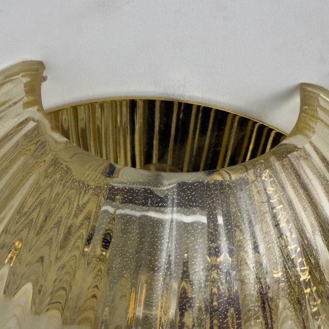 Gold Modern Murano Glass Sconces from Vistosi, 2000, Set of 2 For Sale - Image 8 of 12