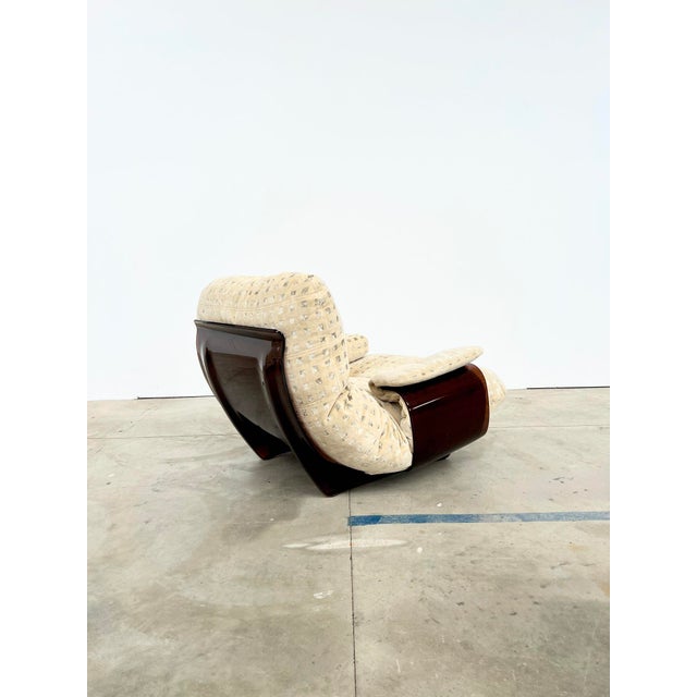 Marsala Armchairs First Edition in Velvet by Michel Ducaroy for Ligne Roset, France, 1971, Set of 2 For Sale - Image 9 of 18