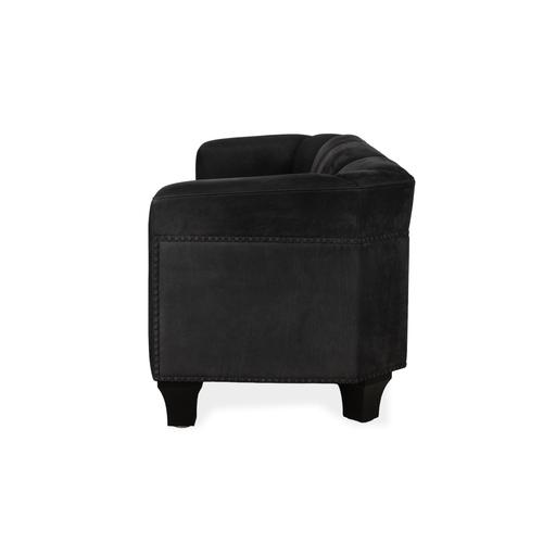 Black Leather 2-Seater Sofas from Wittmann, Set of 2 For Sale - Image 10 of 12