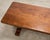 Country French Provincial Oak Double Trestle Dining Table 7 Ft For Sale - Image 13 of 18