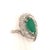 Natural Finely Faceted Quality Emerald Diamond Ring Size 6.75 14k Gold 6.1 TCW Certified $6,950 114425 This is a Unique...