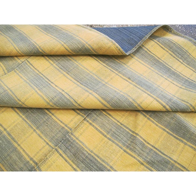 Galerie Shabab Collection Mid-20th Century Small Room Size Turkish Flat-Weave Kilim Accent Rug in Yellow For Sale - Image 10 of 10