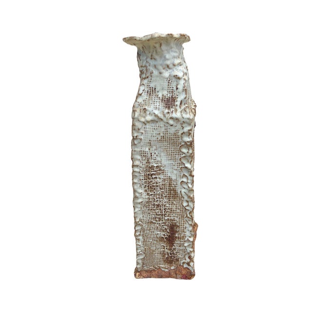 1960s 1969 Signed Studio Pottery Vase by L. Magee For Sale - Image 5 of 11