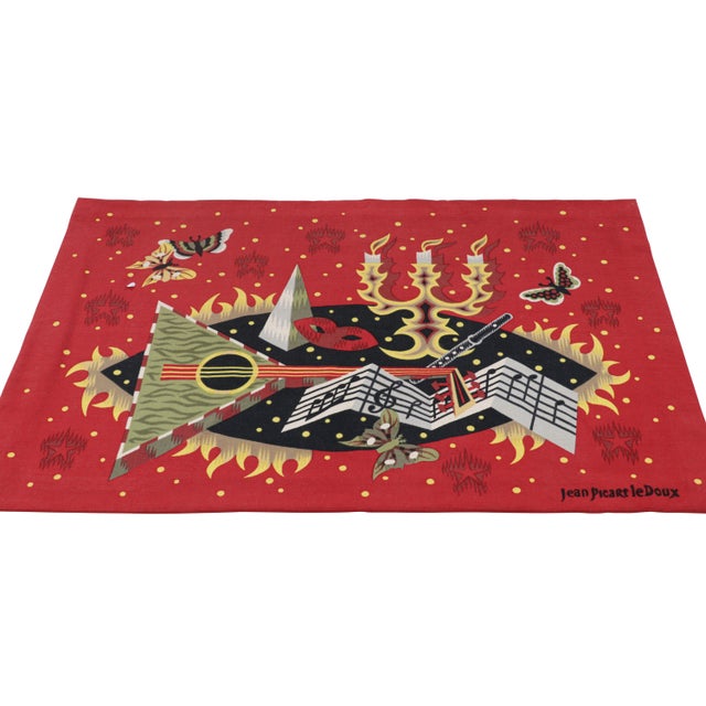 1940s Vintage Jean Picart Le Doux Pictorial Tapestry ‘Musique De Chambre’ | Rug & Kilim For Sale - Image 5 of 7