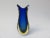 Blue Italian Murano Glass Vases from Murano, 1960s, Set of 2 For Sale - Image 8 of 17