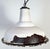 Metal Industrial British White Enamel Factory Pendant Lamp from Benjamin, 1960s For Sale - Image 7 of 18