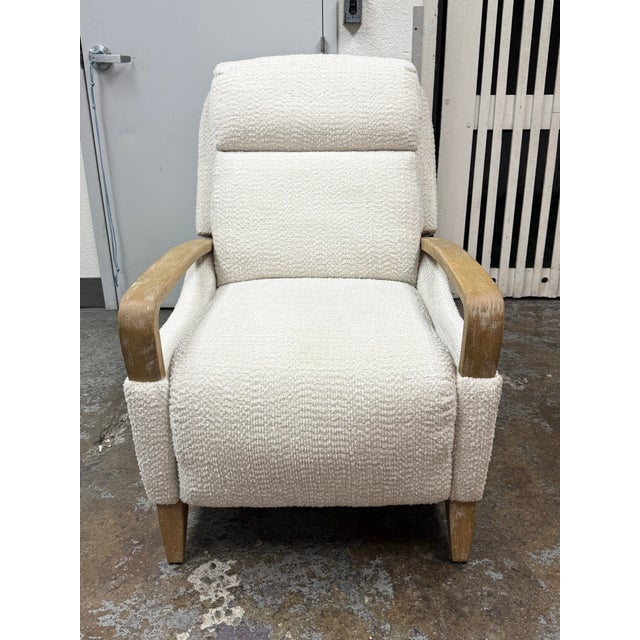 Macy’s Abelli Fabric Pushback Recliner For Sale - Image 4 of 12