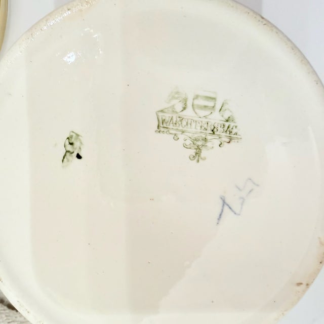 Vintage Circa 1898 Waechtersbach Pedastel Lidded Divided Serving Piece For Sale - Image 14 of 16