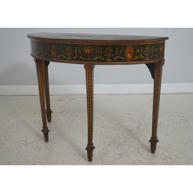 Age: Approx: 80 Years Old Details: Adams Design Quality Construction English Style Stunning Paint Decorated Finish Tall...