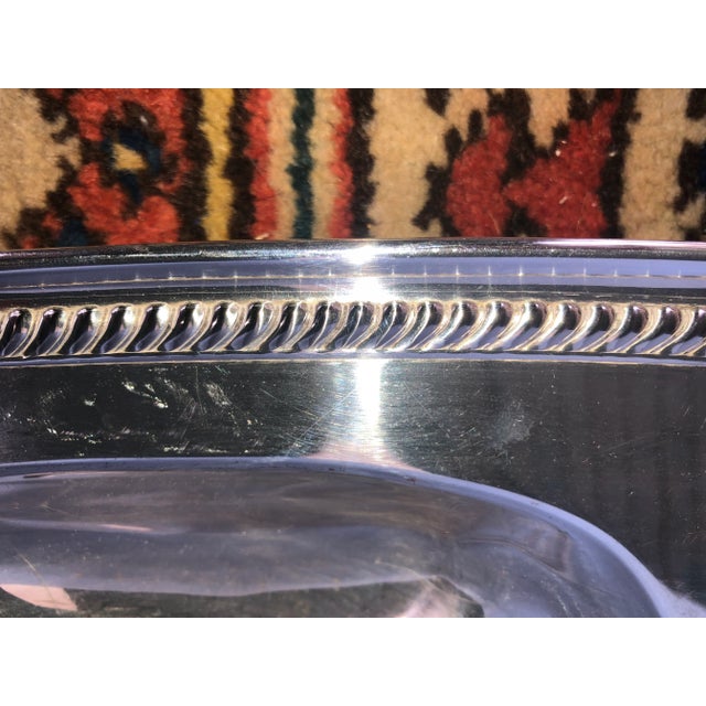 Late 20th Century Vintage Well & Tree Silverplate Tray For Sale - Image 5 of 8