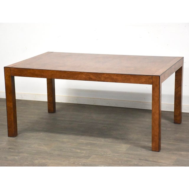 1960s 1960s John Widdicomb Burl Dining Table For Sale - Image 5 of 11