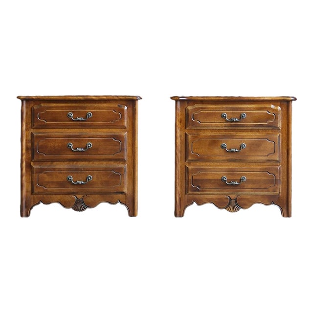 Ethan Allen Country French Nightstands a Pair Chairish