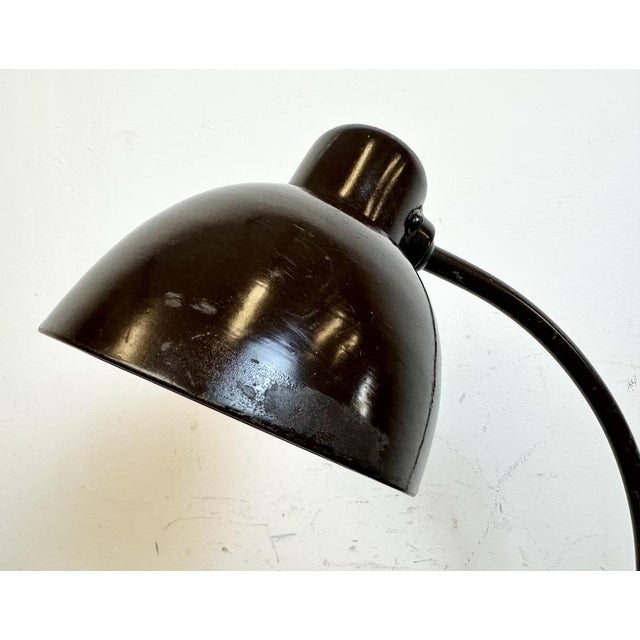 Mid-Century Modern Vintage Brown Adjustable Table Lamp, 1960s For Sale - Image 3 of 18