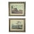 Vintage Framed Italian Neoclassical Architectural Art Framed -a Pair For Sale