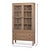 Regency Style Glazed Vitrine in Limed Pine with Oval Fretwork For Sale - Image 11 of 11