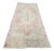 1960s Vintage Faded Rug- 4′3″ × 9′5″ For Sale