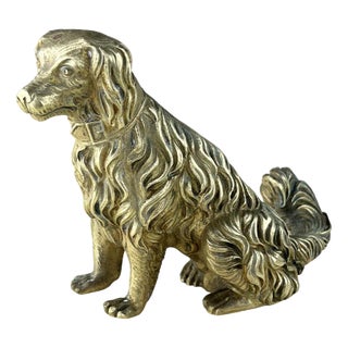 Italian Ottone Stopper of Pastore Dog, 1960s For Sale