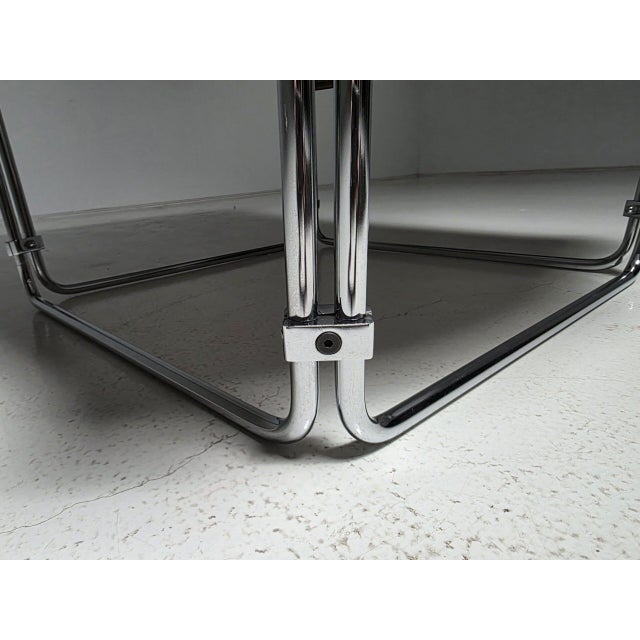 Metal Set of Buffalo Lounge Chair & Ottoman by Kwok Hoi Chan for Steiner Paris, 1969 For Sale - Image 7 of 9