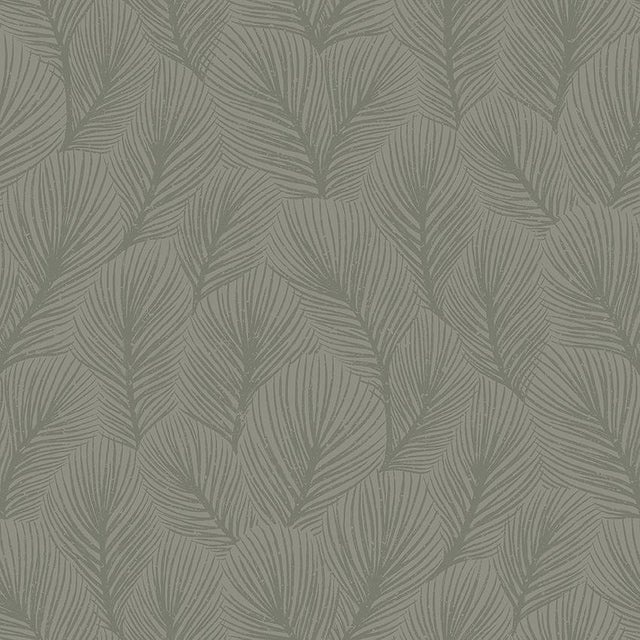 SAMPLE - Boråstapeter Pine Tree Wallpaper In Sage For Sale