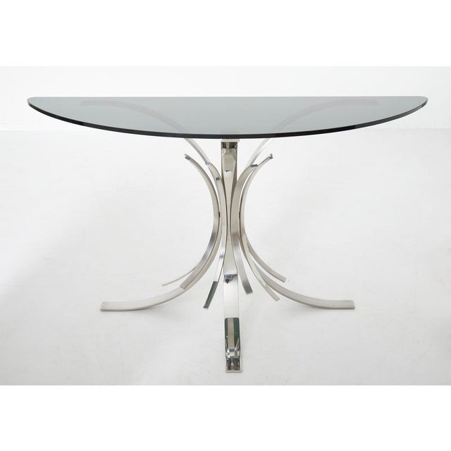 Vintage Console Table by Maria Pergay for Design Steel, 1972 For Sale - Image 12 of 12