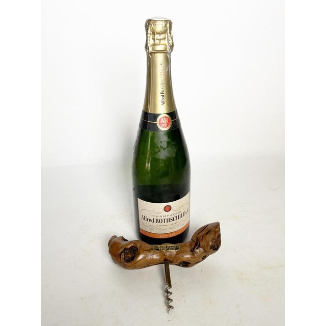French Provençal Corkscrew in Wood and Metal, France, 1950 For Sale - Image 3 of 11