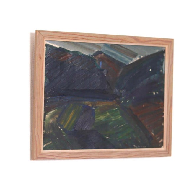 Georg Suttner, Mountains, 1950s, Oil on Canvas, Framed For Sale - Image 16 of 16