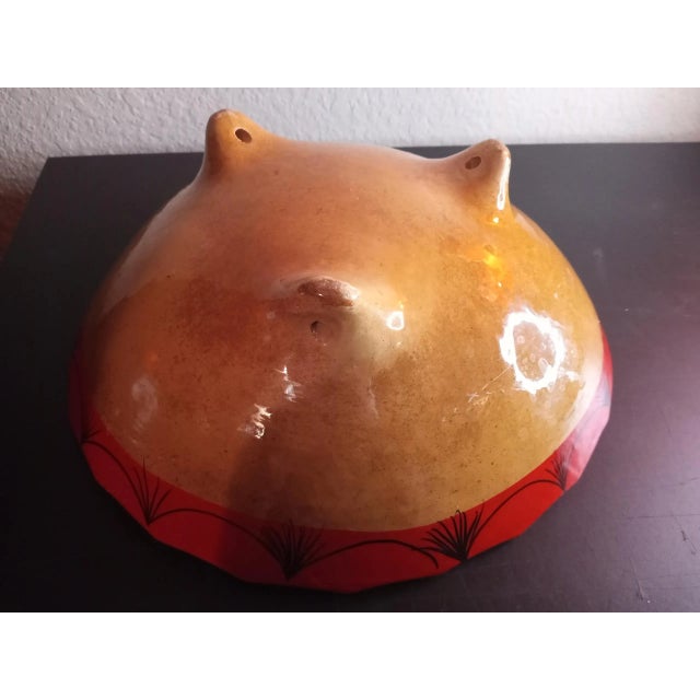 It is a Beautiful Glazed Handpainted Ceramic Decorative Bowl possible made in Italy. Procured at an auction. Though not...