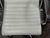 Ivory Crate & Barrel Ripple Ivory Bicast Leather Office Chair For Sale - Image 8 of 12