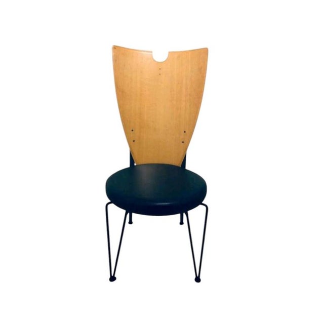 Inno Oy postmodern dining chair / Finland / 1980s Inno Oy postmodern dining chair / Finnland / 1980s / Jouko Jarvisalo 4...