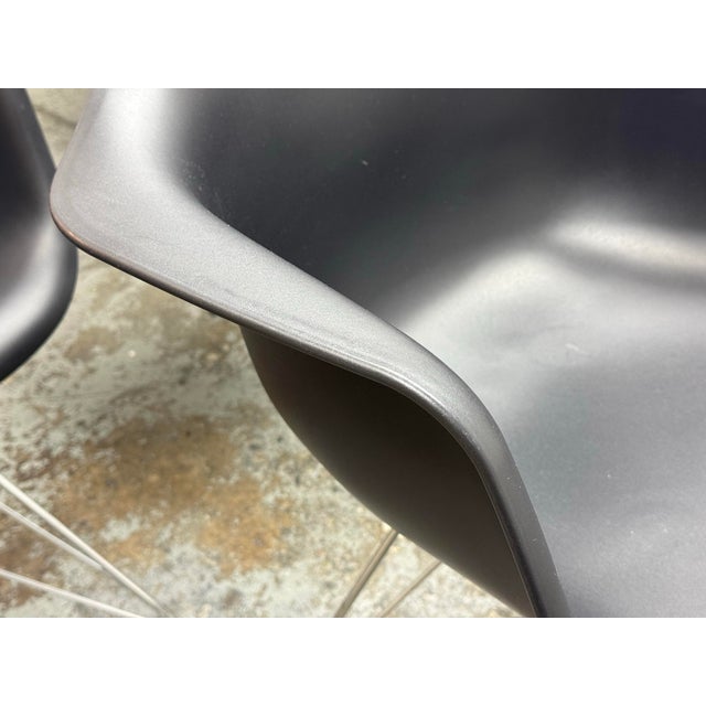 Charles & Ray Eames for Vitra Eames Plastic Dar Armchair, Set of Four For Sale - Image 10 of 12